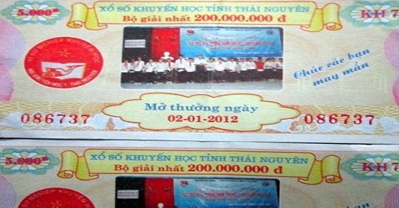 Một trong những loại hình xổ số đặc biệt tỉnh Thái Nguyên